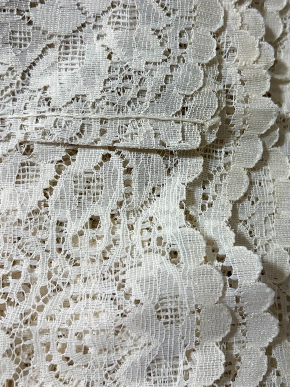 Lace Curtains 10-Piece Set – Cream Vintage JCPenney Made in USA